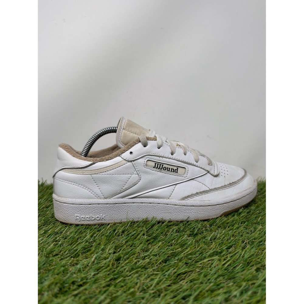 Reebok Club C 85 JJJJound Shoes Mens 7 White Leather Sneakers Casual Minimalist
